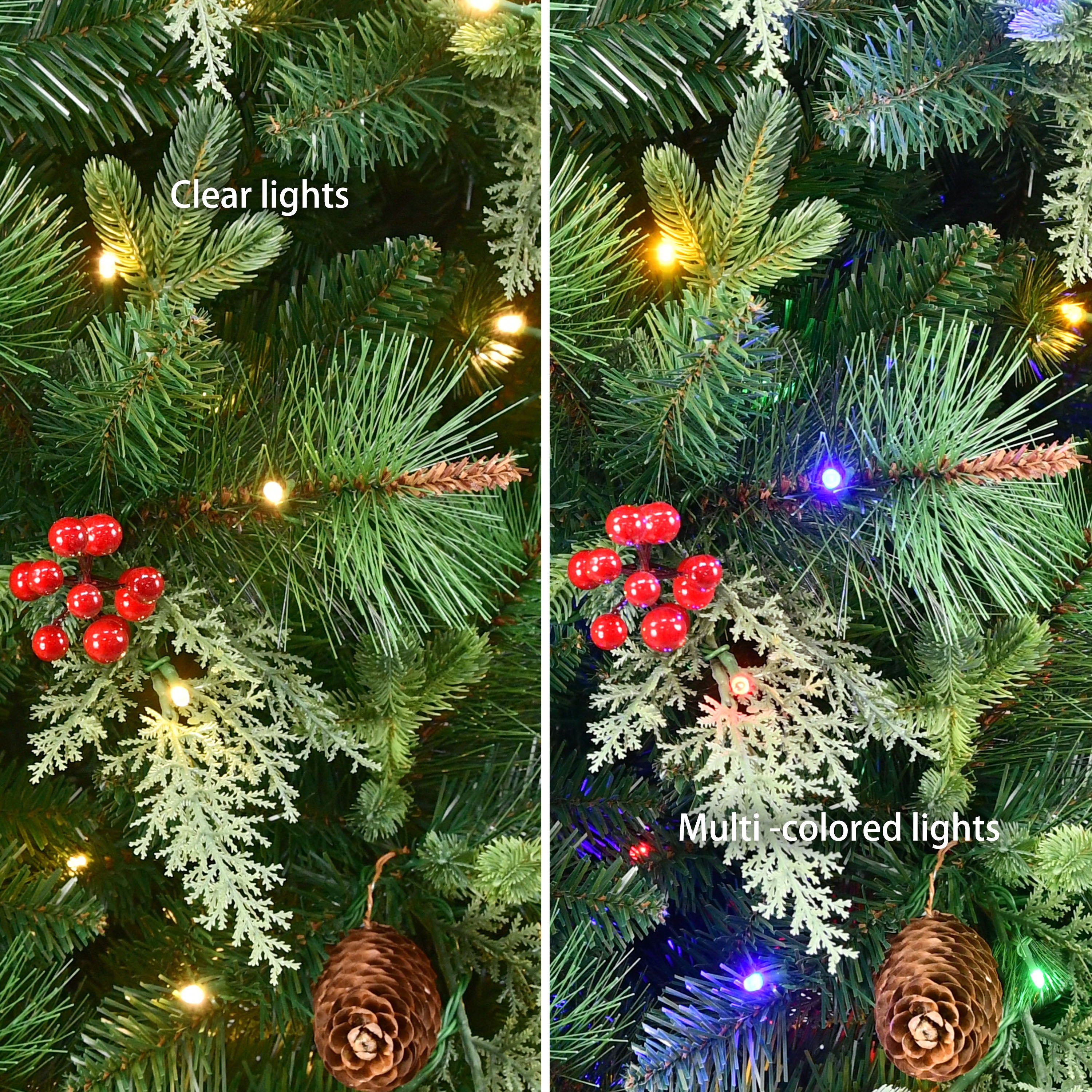7.5ft. Pre-Lit Spruce Tree